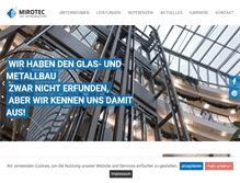 Tablet Screenshot of mirotec.de